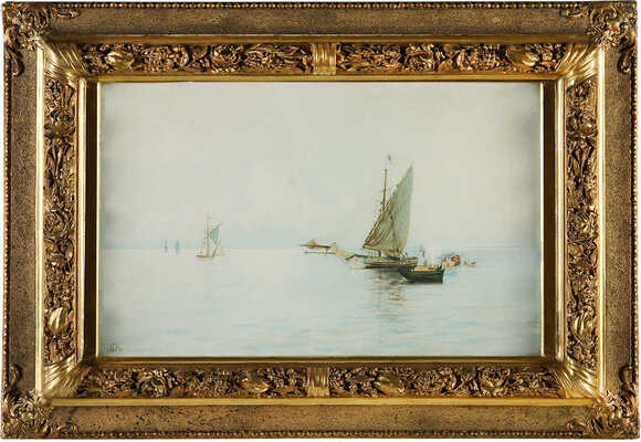 Лагорио Лев Феликсович. Парусник в море